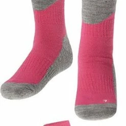 Alternative view of Apollo Skisokken Kind | 2 X Paar | Unisex | Multi Roze | Maat 35/38 | Skisokken Kinderen
