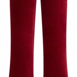 Alternative view of WE Fashion Meisjes Velvet Flared Legging Van Ribstof - Maat 104