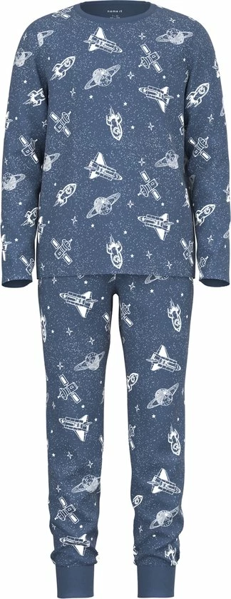 NAME IT NKMNIGHTSET SARGASSO SEA SPACE NOOS Jongens Pyjama - Maat 98/104 3 NAME IT NKMNIGHTSET SARGASSO SEA SPACE NOOS Jongens Pyjama - Maat 98/104