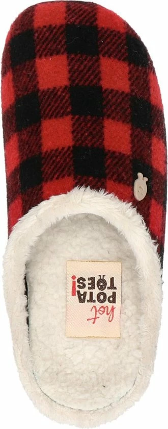 Hot Potatoes Skovde Kinder Pantoffel - Rood Multi - Maat 38 8 Hot Potatoes Skovde Kinder Pantoffel - Rood Multi - Maat 38 - Afbeelding 6