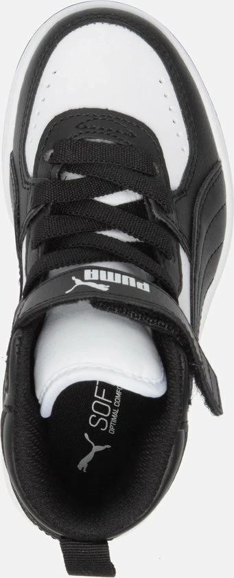 PUMA Rebound JOY AC PS Unisex Sneakers - Black/White - Maat 34 14 PUMA Rebound JOY AC PS Unisex Sneakers - Black/White - Maat 34 - Afbeelding 12