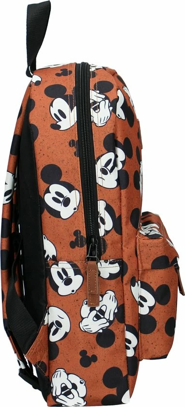 Scapino Mickey Mouse Kinder Rugzak 9 Liter - Bruin 4 Scapino Mickey Mouse Kinder Rugzak 9 Liter - Bruin - Afbeelding 2