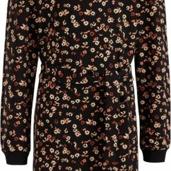 WE Fashion Meisjes Jurk Met Dessin En Strikceintuur