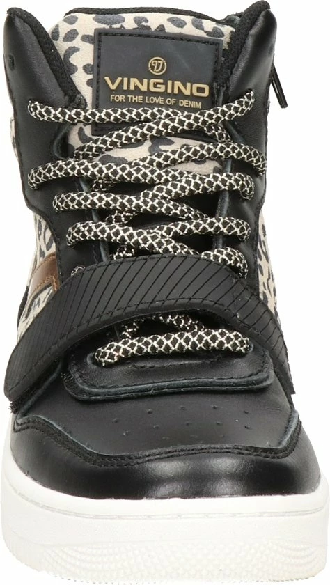 Vingino Senne Mid Sneakers Zwart - Maat 33 5 Vingino Senne Mid Sneakers Zwart - Maat 33 - Afbeelding 3