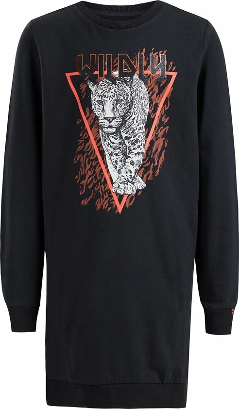 WE Fashion Meisjes Jurk Met Opdruk - Maat 170/176 3 WE Fashion Meisjes Jurk Met Opdruk - Maat 170/176