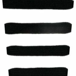 Alternative view of Lacetty Schoenveters - Veters - Sneakerveters - Fat Laces - Plat - Zwart - Veterlengte 110 Cm – Breedte 10 Mm