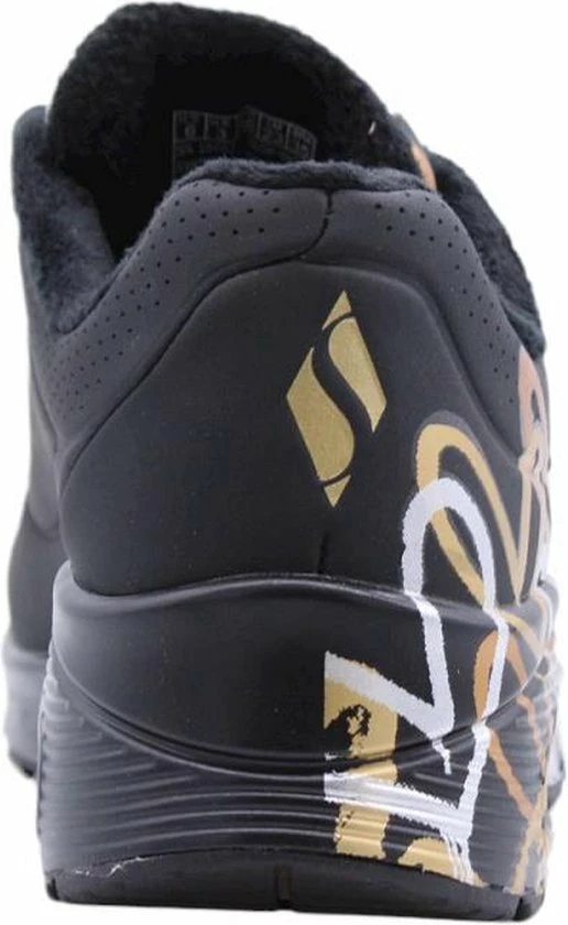 Skechers Uno-Metallic Love Dames Sneakers - Black/Gold - Maat 40 9 Skechers Uno-Metallic Love Dames Sneakers - Black/Gold - Maat 40 - Afbeelding 7