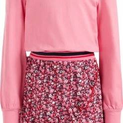 WE Fashion Meisjes Jurk Met Embroidery En Dessin - Maat 146/152