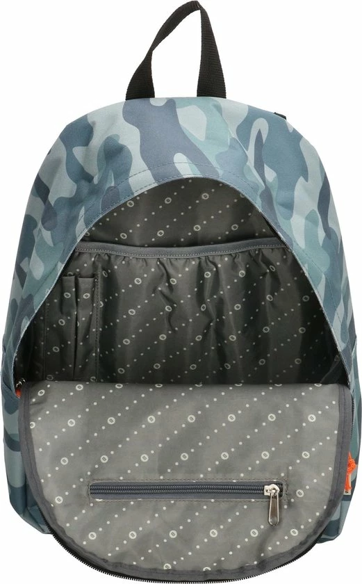 Beagles Originals Limited Edition Rugzak - 14 Inch Laptopvak - Blauw Camouflage 7 Beagles Originals Limited Edition Rugzak - 14 Inch Laptopvak - Blauw Camouflage - Afbeelding 5