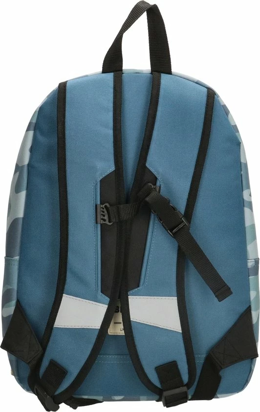 Beagles Originals Limited Edition Rugzak - 14 Inch Laptopvak - Blauw Camouflage 6 Beagles Originals Limited Edition Rugzak - 14 Inch Laptopvak - Blauw Camouflage - Afbeelding 4