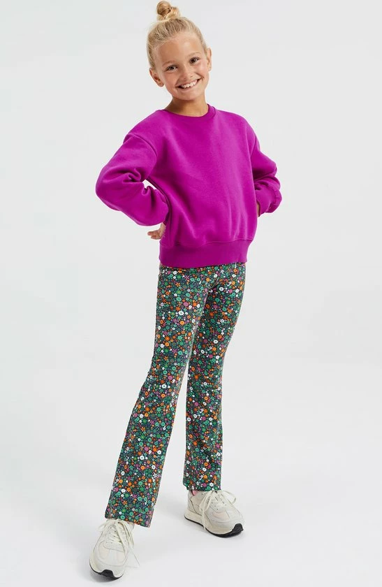 WE Fashion Meisjes Flared Legging Met Dessin - Maat 140 6 WE Fashion Meisjes Flared Legging Met Dessin - Maat 140 - Afbeelding 4