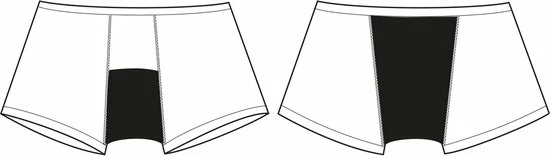 Moodies Period Undies Moodies Undies - Menstruatie Ondergoed (young) - Bamboe Boyshort - Heavy/overnight Kruisje - Zwart - Maat 164/170 (S) 9 Moodies Period Undies Moodies Undies - Menstruatie Ondergoed (young) - Bamboe Boyshort - Heavy/overnight Kruisje - Zwart - Maat 164/170 (S) - Afbeelding 7