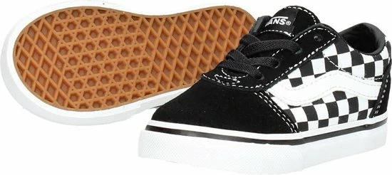 Vans TD Ward Slip-On Checkered Sneakers - Black/True White - Maat 26 33 Vans TD Ward Slip-On Checkered Sneakers - Black/True White - Maat 26 - Afbeelding 31