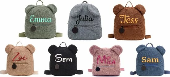 Merkloos Rugtas Teddy Zwart / Geborduurd Met Naam / 7 Verschillende Kleuren Gepersonaliseerd / Teddy Rugzak Kids / Schooltas Met Naam / Tas / Kinderen / Peuter / Kleuter / Teddy Bag / Kind En Baby 9 Merkloos Rugtas Teddy Zwart / Geborduurd Met Naam / 7 Verschillende Kleuren Gepersonaliseerd / Teddy Rugzak Kids / Schooltas Met Naam / Tas / Kinderen / Peuter / Kleuter / Teddy Bag / Kind En Baby - Afbeelding 7