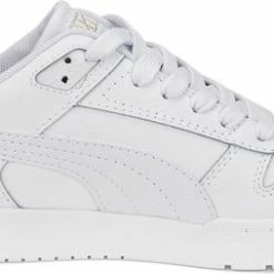 Alternative view of PUMA RBD Game Low Jr Unisex Sneakers - White/TeamGold - Maat 36