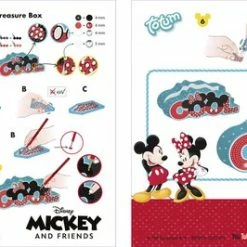 Totum Disney Classics Mickey - Diamond Paint Knutselen - COOL Unisex Sieradendoos, Opbergdoos 30 Cm- Home Deco - Incl. 800 Strass Steentjes - Cadeau Tip Sinterklaas -JACK & JONES JUNIOR winkel 550x266 4
