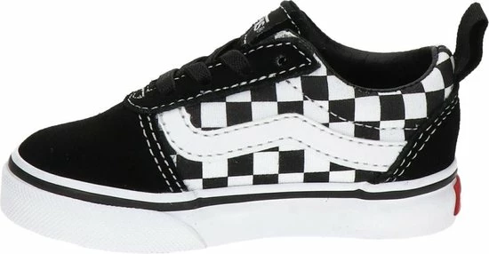 Vans TD Ward Slip-On Checkered Sneakers - Black/True White - Maat 26 6 Vans TD Ward Slip-On Checkered Sneakers - Black/True White - Maat 26 - Afbeelding 4