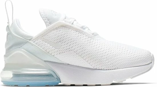 Nike Air Max 270 Sneakers - White/White-Metallic Silver - Maat 32 3 Nike Air Max 270 Sneakers - White/White-Metallic Silver - Maat 32