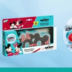 Alternative view of Totum Disney Classics Mickey - Diamond Paint Knutselen - COOL Unisex Sieradendoos, Opbergdoos 30 Cm- Home Deco - Incl. 800 Strass Steentjes - Cadeau Tip Sinterklaas