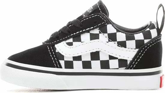 Vans TD Ward Slip-On Checkered Sneakers - Black/True White - Maat 26 14 Vans TD Ward Slip-On Checkered Sneakers - Black/True White - Maat 26 - Afbeelding 12