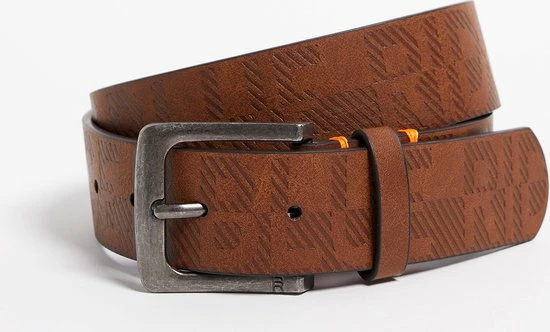 WE Fashion Jongens Riem Met Dessin - Bruin - 65 Cm 3 WE Fashion Jongens Riem Met Dessin - Bruin - 65 Cm