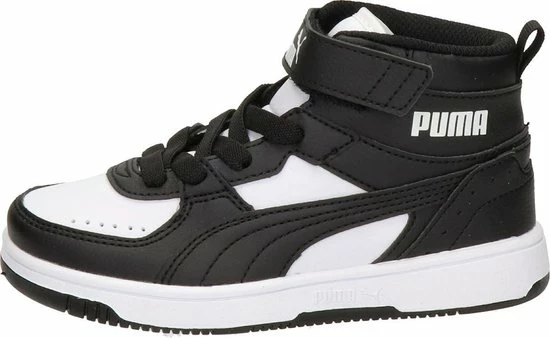 PUMA Rebound JOY AC PS Unisex Sneakers - Black/White - Maat 34 10 PUMA Rebound JOY AC PS Unisex Sneakers - Black/White - Maat 34 - Afbeelding 8