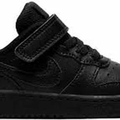 Alternative view of Nike Court Borough Low 2 Kids Sneakers - Black/Black-Black - Maat 22