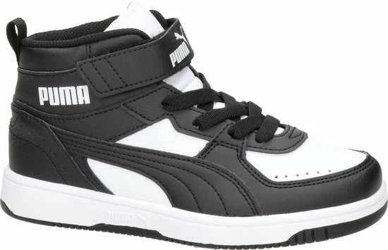 PUMA Rebound JOY AC PS Unisex Sneakers - Black/White - Maat 34 18 PUMA Rebound JOY AC PS Unisex Sneakers - Black/White - Maat 34 - Afbeelding 16