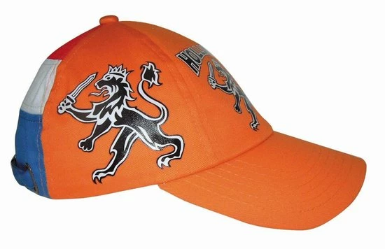 Burco Holland Luxe Kinder Sandwich Cap - 6 Panel Oranje Baseball Cap Met De Nederlandse Leeuw Erop Gedrukt. Baseballcap 5 Burco Holland Luxe Kinder Sandwich Cap - 6 Panel Oranje Baseball Cap Met De Nederlandse Leeuw Erop Gedrukt. Baseballcap - Afbeelding 3