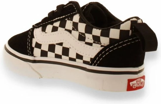 Vans TD Ward Slip-On Checkered Sneakers - Black/True White - Maat 26 48 Vans TD Ward Slip-On Checkered Sneakers - Black/True White - Maat 26 - Afbeelding 46