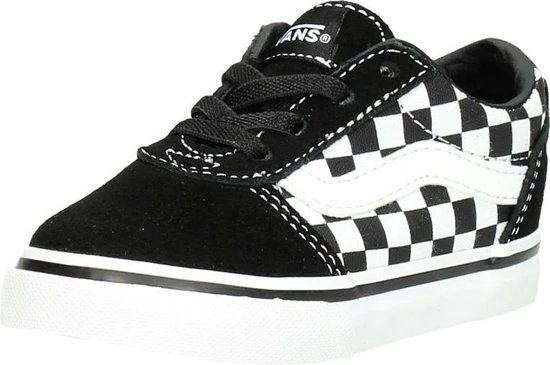 Vans TD Ward Slip-On Checkered Sneakers - Black/True White - Maat 26 32 Vans TD Ward Slip-On Checkered Sneakers - Black/True White - Maat 26 - Afbeelding 30