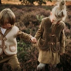 Alwero Unisex Gilet "Alpen Junior 100% Wol" Beige - Maat 116/122 -JACK & JONES JUNIOR winkel 550x366 36