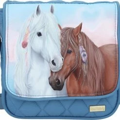 Alternative view of Depesche Miss Melody Schoudertas BLUE QUILT