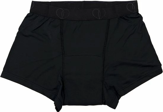 Moodies Period Undies Moodies Undies - Menstruatie Ondergoed (young) - Bamboe Boyshort - Heavy/overnight Kruisje - Zwart - Maat 164/170 (S) 10 Moodies Period Undies Moodies Undies - Menstruatie Ondergoed (young) - Bamboe Boyshort - Heavy/overnight Kruisje - Zwart - Maat 164/170 (S) - Afbeelding 8