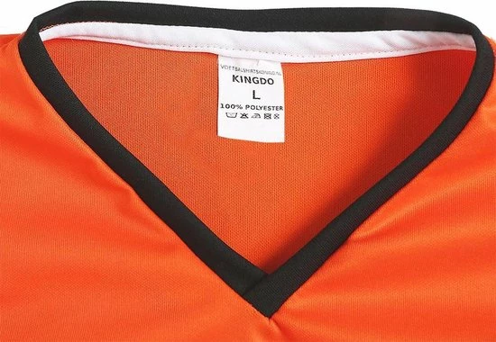 Kingdo Nederlands Elftal Shirt - Voetbalshirt - Oranje - WK 2022 - Kinderen - Jongens En Meisjes -152 6 Kingdo Nederlands Elftal Shirt - Voetbalshirt - Oranje - WK 2022 - Kinderen - Jongens En Meisjes -152 - Afbeelding 4