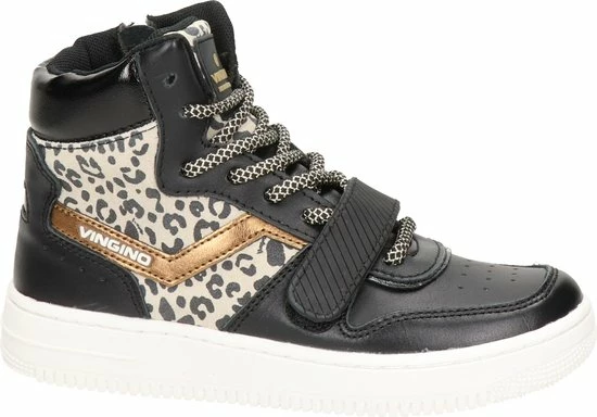 Vingino Senne Mid Sneakers Zwart - Maat 33 4 Vingino Senne Mid Sneakers Zwart - Maat 33 - Afbeelding 2