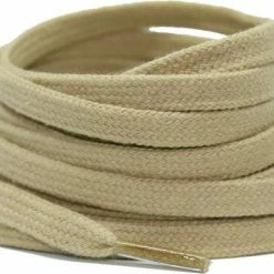Veters.nl 6mm Veters Voor O.A. New Balance Donkerbeige 120cm - Plat
