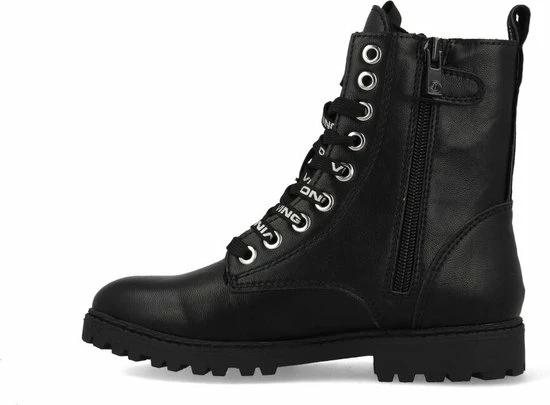 Vingino Eva High Veterboot - Meisjes - Black - Maat 40 11 Vingino Eva High Veterboot - Meisjes - Black - Maat 40 - Afbeelding 9