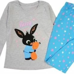 Bing Bunny BING Pyjama - Blauw / Grijs - Maat 98 - It's A Bing Thing Pyjamaset