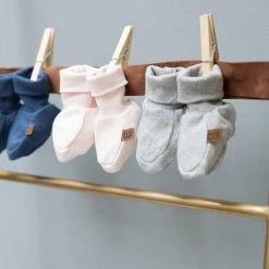 Baby's Only Slofjes Melange - Honey - 3-6 Mnd - 100% Ecologisch Katoen - GOTS -JACK & JONES JUNIOR winkel 550x415