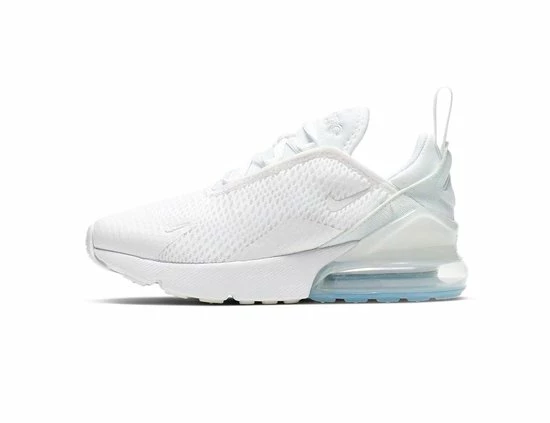 Nike Air Max 270 Sneakers - White/White-Metallic Silver - Maat 32 4 Nike Air Max 270 Sneakers - White/White-Metallic Silver - Maat 32 - Afbeelding 2