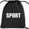 Bellatio Decorations Nylon Sport Gymtasje/ Sporttasje/ Zwemtasje Zwart Jongens En Meisjes -JACK & JONES JUNIOR winkel 550x425 2