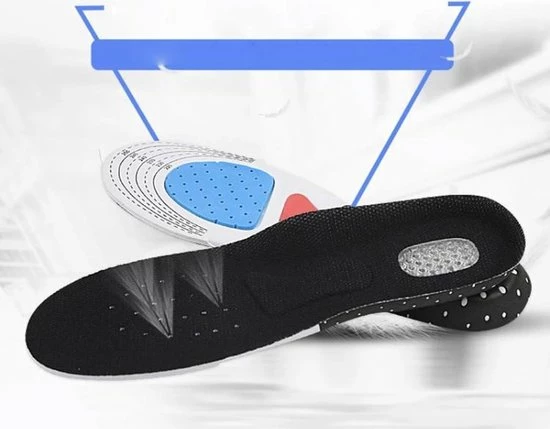Merkloos Inlegzolen Tegen Hielspoor En Onderdrukking Van Pijn- Gelzolen / Inlegzooltjes - Maat /34/35/36/37/38/39/ Gel Zooltjes Zolen - Sport Schoenen Zooltjes - Zwart 5 Merkloos Inlegzolen Tegen Hielspoor En Onderdrukking Van Pijn- Gelzolen / Inlegzooltjes - Maat /34/35/36/37/38/39/ Gel Zooltjes Zolen - Sport Schoenen Zooltjes - Zwart - Afbeelding 3