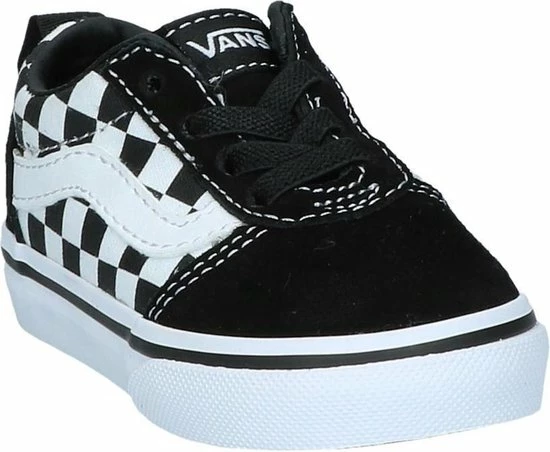 Vans TD Ward Slip-On Checkered Sneakers - Black/True White - Maat 26 26 Vans TD Ward Slip-On Checkered Sneakers - Black/True White - Maat 26 - Afbeelding 24