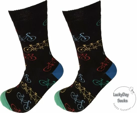 Merkloos Verjaardag Cadeau - Fiets Sokken - - Leuke Sokken - Vrolijke Sokken - Luckyday Socks - Sokken Met Tekst - Aparte Sokken - Socks Waar Je Happy Van Wordt - Maat 42-47 3 Merkloos Verjaardag Cadeau - Fiets Sokken - - Leuke Sokken - Vrolijke Sokken - Luckyday Socks - Sokken Met Tekst - Aparte Sokken - Socks Waar Je Happy Van Wordt - Maat 42-47