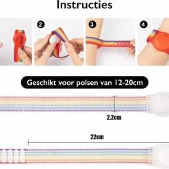 Alternative view of Consumerce® Premium Armband Geschikt Voor Apple AirTag Voor Kinderen Met Klittenband Sluiting | AirTag-sleutelhanger Hoesje Kind | Polsband GPS Horloge Kind | Tracker Houder Armband | Trackers Band | Kinder Horloge | Peuter | GPS Horloge Senioren