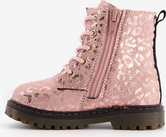 Blue Box Meisjes Veterboots Met Luipaardprint - Roze - Maat 22 5 Blue Box Meisjes Veterboots Met Luipaardprint - Roze - Maat 22 - Afbeelding 3
