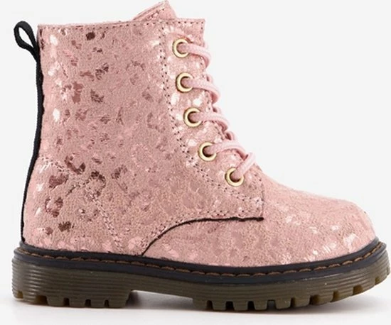 Blue Box Meisjes Veterboots Met Luipaardprint - Roze - Maat 20 9 Blue Box Meisjes Veterboots Met Luipaardprint - Roze - Maat 20 - Afbeelding 7