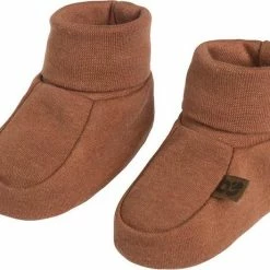 Baby's Only Slofjes Melange - Honey - 3-6 Mnd - 100% Ecologisch Katoen - GOTS