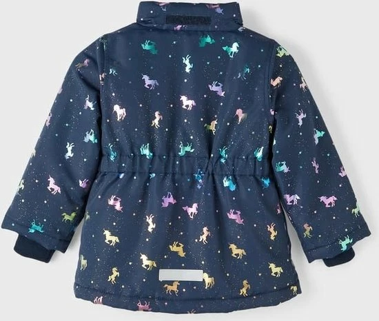 NAME IT NMFMAXI JACKET FOIL UNICORN Meisjes Jas - Maat 104 7 NAME IT NMFMAXI JACKET FOIL UNICORN Meisjes Jas - Maat 104 - Afbeelding 5